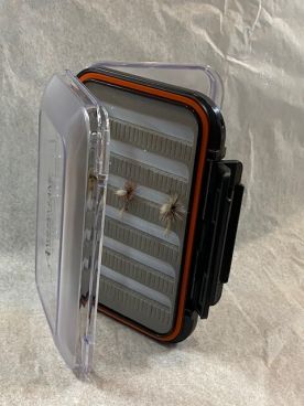 ANGLERS LANE WATERTIGHT 2-SIDED FLY BOX 6" X 4"